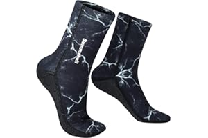 Summshall 3mm Neoprene Thermal Diving Socks for Men Women Swimming Anti-slip Sailing Fin