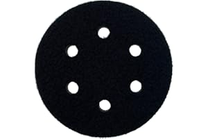 1 x SabreCut OSSCIP002 150 mm Almohadilla de interfaz de densidad suave de 6 orificios para lijadora orbital aleatoria de gancho y bucle Almohadillas de respaldo