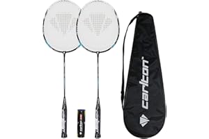 RACKETWORLD Carlton Pro Series Badminton Racket Twin Set, Cover & Shuttles (Various Options)