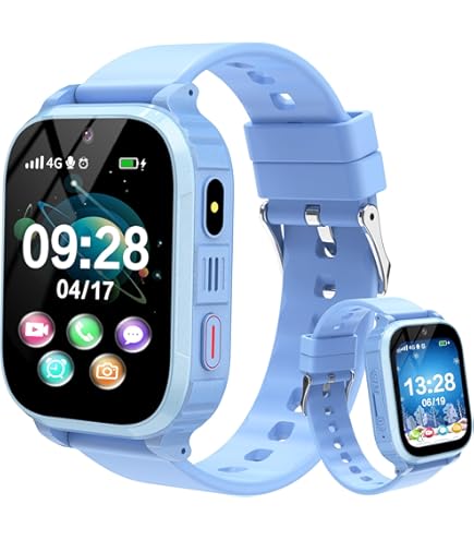 Montre GPS Enfant Tracker Montre Connectée Enfant Fille Garçon