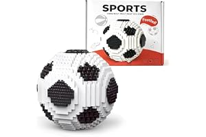 xolear Football Building Block Set, 850 Blocks, 3D Puzzle, Soccer Building Toys