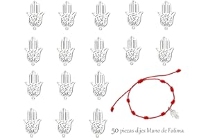 Only faith Abalorios Esotérico Dijes para Bisuteria de Acero Inoxidable colgantes Amuletos Nudo de Bruja Arbol de Vida mano de fatima