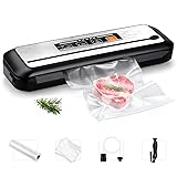 INKBIRD Macchina Sottovuoto Alimenti Professionale Versione Aggiornata, PowerVac 6-in-1 Automatica Sigillatore sottovuoto per