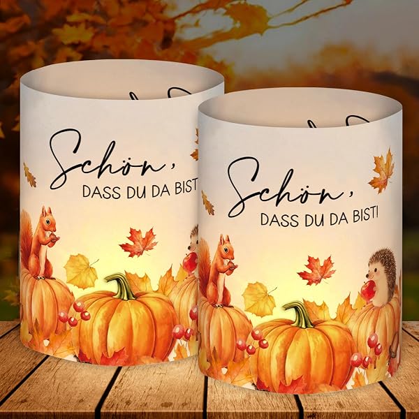 Herbst-Servietten Mit Kürbis & Ahornblättern – 50 Stück, 16,5 X 16,5 Cm, Für Partys & Tischdeko