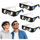 QIWEI Solar Eclipse Glasses ISO 12312-2 Approved Cardboard Pack 10