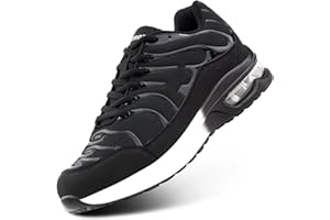 NEOKER Trainers Men Running Shoes Women Sports Jogging Sneakers Lightweight Breathable Gym Shoes for Running Walking Fitness Training Black Blue Red Grey UK3.5-UK13