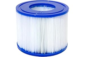 BESTWAY Lay-Z-Spa Hot Tub Filter Cartridge VI for All Lay-Z-Spa Models - 1 x Twin Pack (2 Filters)