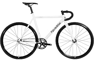 FabricBike Light PRO - Fixed Gear Fahrrad, Single Speed Fixie Starre Nabe, Aluminium Rahmen und Gabel, Räder 28", 6 Farben, 3
