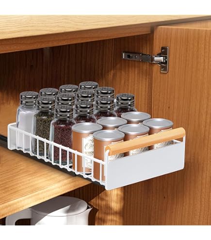 Cassetto Estraibile Per Cucina - Organizer Regolabile, Senza Forare