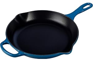 LE CREUSET Enameled Cast Iron Signature Iron Handle Skillet, 10.25" (1-3/4 qt.), Marseille