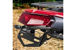 LORABABER Soporte para Placa de matrícula para Motocicleta, eliminador de Guardabarros Trasero ordenado con luz LED Compatible con TENERE 700 XTZ700 2019 2020 2021 2022 2023 2024 2025