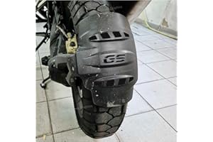 BLACK DOVES GRAPHICS 3pz Adesivi RIFRANGENTI Compatibili con Motorrad R 1200 1250 GS Adventure PARAFANGO POSTERIORE (nero)