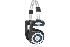 Koss Porta Pro Wireless 2.0 Bluetooth On-Ear Cuffie, Batteria 20+ Ore, USB-C, Microfono, Nero
