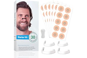 DASPEED Cerotti Nasali Magnetici, Dilatatore Nasale Magnetico, Cerotto Nasale Magnetico per Migliorare la Respirazione e la Qualità del Sonno, Comode, Facili da Usare, Ideali per Casa (Bianco, 60 pezzi)