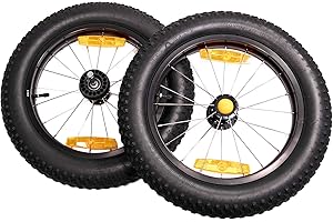 Burley JUEGO DE RUEDAS 16x3 Con EJE Push Button