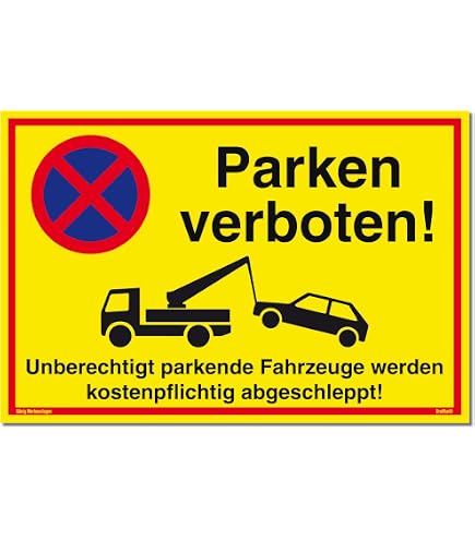 Komma Security Schild 'Privatgrundstück Betreten Verboten' – 30x20 Cm, Kunststoff, Wetterfest, Für Innen & Außen