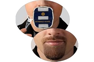 My Perfect Goatee : The #1 Original Goatee Shaving Template for Men – Fast, Easy & Flawless Goatee Shaving Result – Adjustable Guide to Fit for All Your Needs – Get a Symmetrical, Balanced Goatee Beard with Ease Note: Razor or Trimmer not included