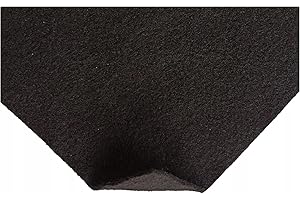 TAPHICEROS Rouleau de Tissu en feutre, Noir, 250cm x 150cm 2mm, Matériau de rembourrage, Vendu au mètre, Tissu de revêtement de garniture intérieure pour L'Artisanat, Bricolage, Auto, DIY