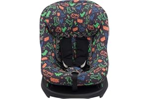 JYOKO KIDS Funda de algodón para silla de coche compatible con Besafe iZi Modular X1 i-Size (Happy Dino)
