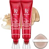 FV 2 Pieces Waterproof Makeup Base with Matte Finish and Long Lasting | Oil control foundation makeup with matte finish and m