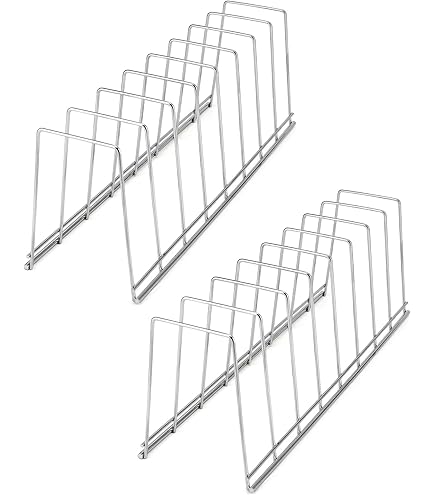 IKEA VARIERA Pot deksel Organizer, Roestvrij staal Set of 4, W: 5 ¾ X H: 4