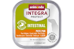 animonda Integra Protect Intestinal Cane, cibo dietetico per cani, alimento umido in caso di diarrea o vomito, puro tacchino, 11 x 150 g