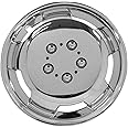 Streetwize SWUX104 Chrome Deep Dish Wheel Cover Set - 15 in. Hubcap, ABS/PP Decorative Wheel Trim | Automotive Exterior Car Accessories