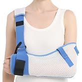 Willcom Arm Sling with Hip Strap and Breathable Mesh &ndash; Immobilizer Shoulder Support for Sleeping, Post-Surgery, Elbow Injurie