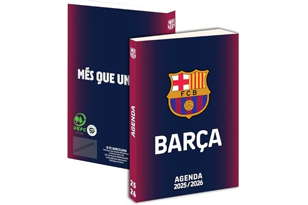 Agenda Scolaire Barça 2025 2026 - Collection Officielle FC Barcelone