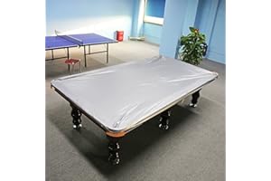Zerone Pooltischabdeckung, 2,4 m, aus Kunstleder, strapazierfähig, wasserdicht, staubdicht, PVC-Tuch, Billardtisch-Schutzhülle