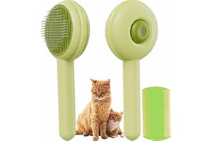 FurGroom Cat Brush Dog Brush for Shedding-Cat Grooming Brush, Cat Comb for Kitten Puppy Massage Removes Mats, Tangles and Loose Fur, Cat Brushes for Indoor Cats Brush for Long or Short Haired Cats.