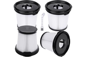 LEADAYBETTER 4 Pack Filter Replacement for Shark IW1511UK IW3510UK IW3611UKT IW1111 IW3511 BU3521UK Detect Pro Cordless Vacuum Cleaner