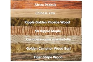 XLIJI Kit di legni misti per progetti fai da te, per creare penne, tappi di bottiglia, ecc.