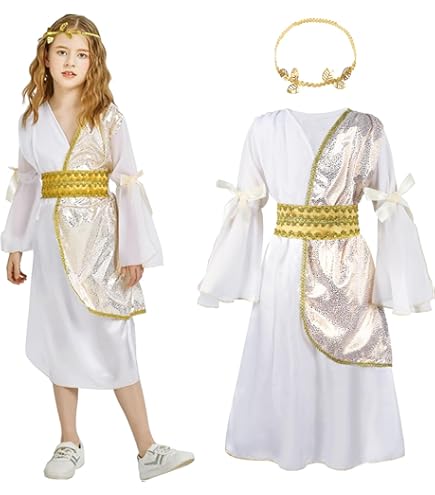 Amscan Child Girls Roman Girl Toga Book Week Fancy Dress Costume