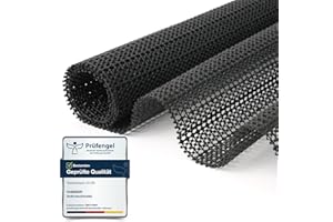 VABNEER Antirutschmatte, 40x60cm PVC Antirutschunterlage Mehrzweck, Teppichstopper für Schubladen Auto Kofferraum Küche Wohnmobil Regal Palette (Schwarz)