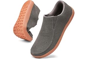 Linenghs Herren Walkingschuhe Breite Barfußschuhe Zehen-Loafer Fitnessschuhe Trailrunning Sneaker Null Tropfen Lässige Sportschuhe Bequeme Leichte und Outdoor Laufschuhe