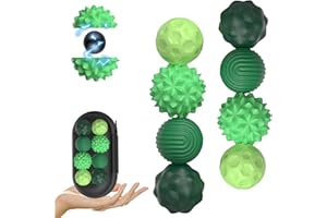 Huiyuenuo Pack of 8 Magnetic Fidget Toys, Magnetic Fidget Balls Made of Silicone, Magnetic Balls, Anti-Stress Balls, Silicone Sensory Toy, Anti-Stress Fidget Toys for Stress, Anxiety