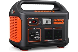 Jackery Portable Power Station Explorer 1000, 1002WH Solar Mobile Lithium Battery Pack for Home Emergency Power with 230V/1000W AC Outlets, Outdoor RV Camping