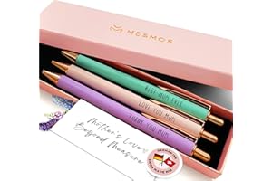 MESMOS 3Pk Fancy Pens for Mum, Best Gifts for Mum Unique, Presents from Daughter or Son, Cool Happy Birthday Mummy Gifts Who Has Everything, Best Ever Smooth Writing Nice Pen Set