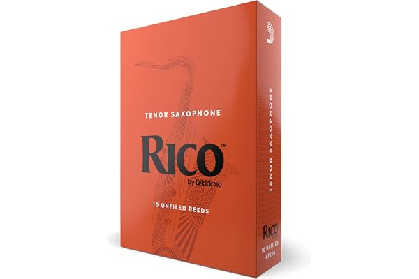 Anches de saxophone ténor D'Addario Rico, force 3, paquet de 25