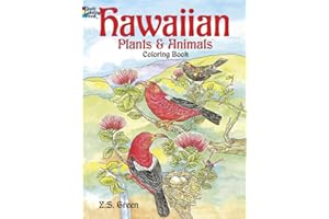 Hawaiian Plants and Animals Coloring Book (Dover Nature Coloring Book)