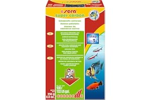 Sera Super Carbon Active Filter, Beseitigt Verunreinigungen und Farbstoffe, 250 g