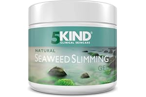 5KIND CLINICAL SKINCARE Gel amincissant naturel 5kind à base d'algues et crème anti-cellulite au café, aux algues et à l'huile essentielle de menthe ; raffermit la peau et réduit la cellulite visible, 300 ml