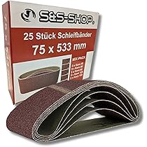 Lot De 5 Bandes Abrasives MAKITA P-43337 Bois/métal 13x533mm Pour P