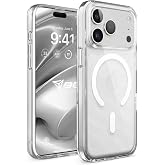 Babilden iPhone Magsafe Uyumlu Şeffaf Sert Kristal Mika Sararmaz Kılıf (iPhone 17 Pro Max)