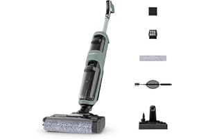 Rowenta X-Clean2, Aspirateur Laveur sans Fil, Nettoyage 2-en-1, Modes ECO/Max, Léger, Nettoyage Le Long des Murs, Auto-Nettoyage, GZ2262E0