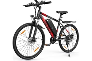 VARUN Bici Elettrica, 24''/26''/27.5'' Bicicletta Elettrica con Batteria Rimovibile 48V/36V, Fino a 100km, Motore 250W, Bici Elettrica Uomo Donna con 21/1 Velocità, Mountain Bike Elettrica