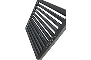 XODO STORE Grille en fonte pour cheminée de 22,5 x 25,5 cm d'épaisseur 1 cm