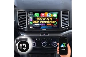 DYNAVIN Android radio samochodowe nawigacja kompatybilne do VW Sharan Seat Alhambra; z 4 x 100 W DSP wzmacniacz | radio DAB+; kompatybilne z Wireless Carplay i Android Auto: D8-DF56 Premium Flex