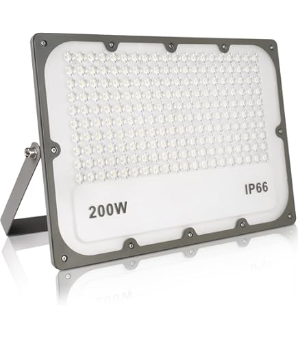 CREATESTAR Led-schijnwerper voor buiten, 50 W, IP66 waterdicht, superheldere schijnwerper, 5000 lumen, 6500 K, koudwit, voor oprit, achtertuin, werkplaats